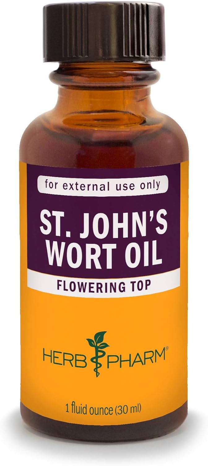 Herb Pharm St. John's Wort Topical Oil - 1 Ounce: Health & Personal Care