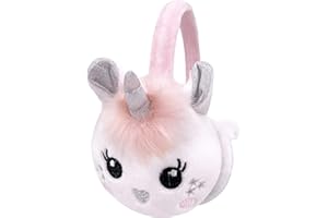 Gifts Treat Girls Earmuffs Boys Knitted Earmuffs in Plush Adjustable Padded Winter Ear Warmers for Toddlers Boys Girls