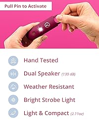 Vantamo Personal Alarm for Self Defense with Low