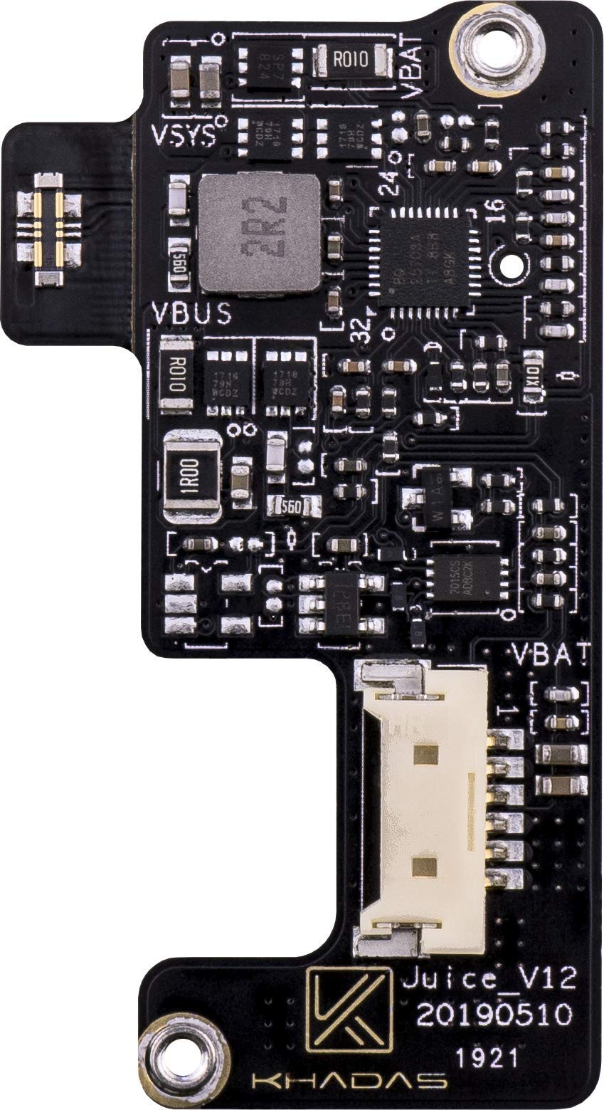 Khadas Juice Board for Edge-V - External Li-Po Battery Controller with BQ25703 and CW2015