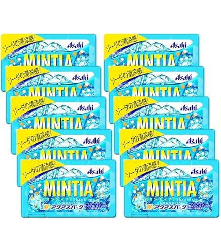 Mintia Assortment 0.2oz 2Types ~ 5pcs Japanese Tablet Candy Asahi