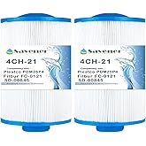 Savener Spa Filter Compatible with Unicel 4CH-21, PTL18, PDM25P4, PTL18P4, FC-0121, 20245-238, SD-00845, 19sq.ft, 2 Pack