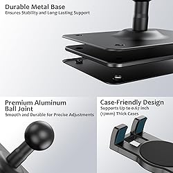 TeQable Tablet Wall Mount, 360° Rotating iPad Wall