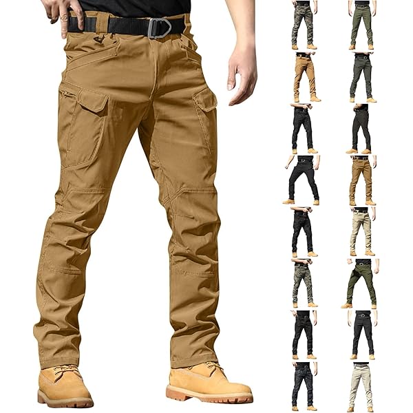 Amazon.com: Cargo Work Pants for Men Relaxed Fit Multi