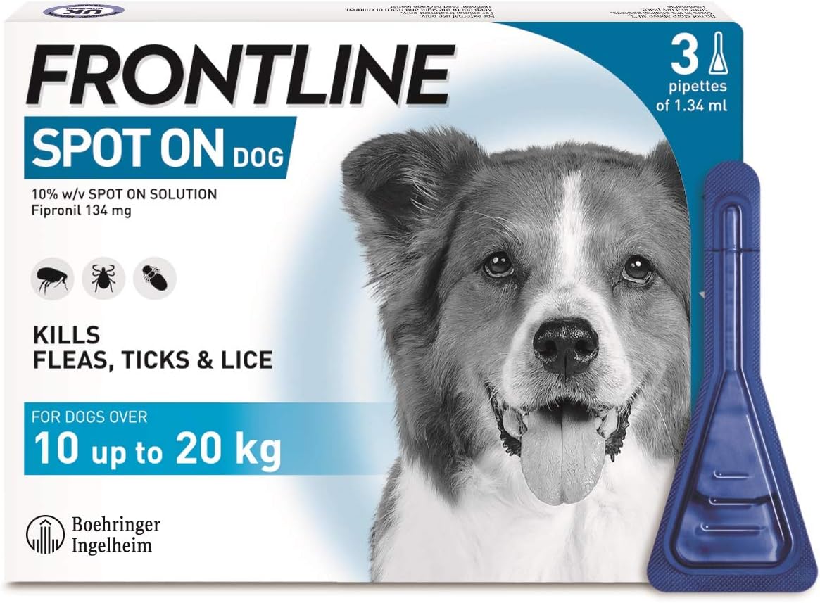 frontline spot on medium dog