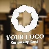 Custom Business Sticker - Logo Stickers Customized - Custom Vinyl Decals for Business, Home, Office - Logo Decal for Window, Wall, Glass Branding Sticker
