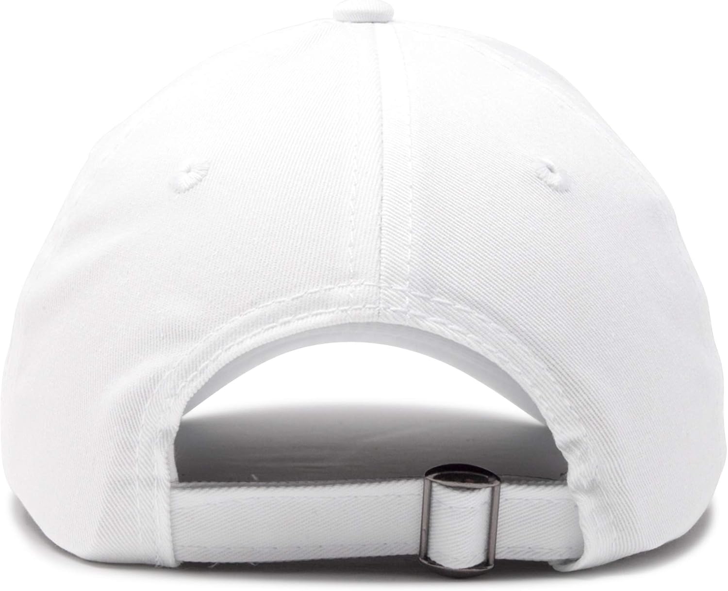 DALIX NASA Hat Soft Baseball Cap Embroidered Space Meatball Logo in White: Clothing
