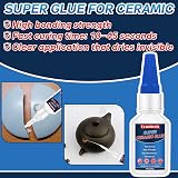 Bondtech Ceramic Glue 30g Clear, Heat Resistant, Waterproof, Anti-Clog Cap view 2
