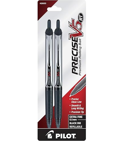 Amazon.com: Pilot Precise V5 Rt, 2 Pens 26062 with 6 Packs of