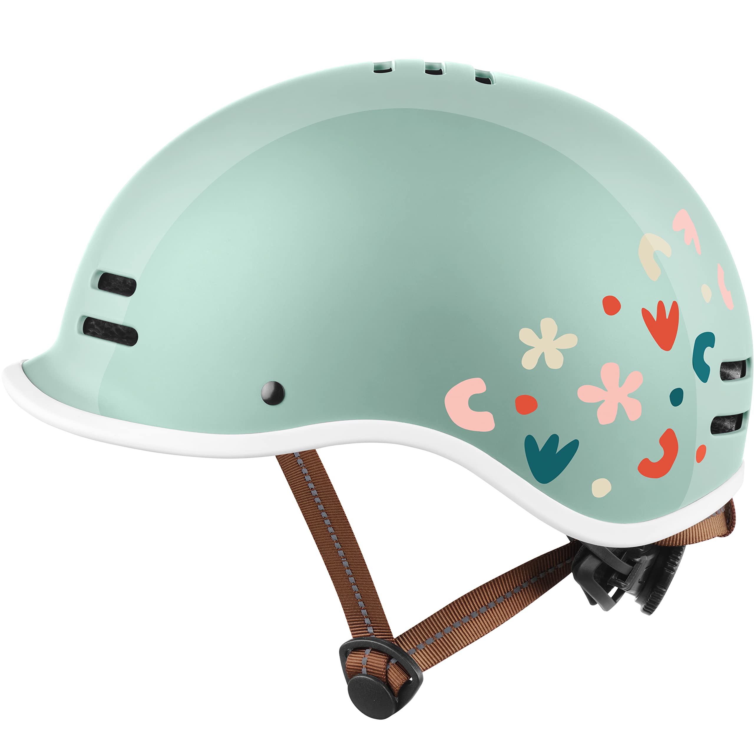Retrospec Remi Kids' Bike Helmet for Youth Boys & Girls- Bicycle Helmet with Built-in Visor and Adjustable Reflective Straps for Skateboarding, Scooters, Rollerblading -