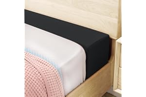 WUIOYNF Bed Gap Filler, Mattress Extender for Full/Twin/Queen/Cal King/King Bed, Headboard Pillow Between Headboard and Mattress or Wall, High-Density Sponge with Removable Cover(Black60*4 * 6in)