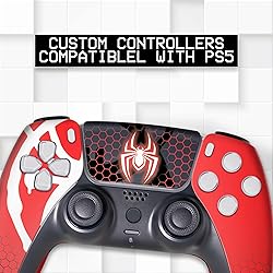 Spiderrman Morales Custom PS-5 Controller Wireless