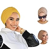 Mustard Band Turban for Women, Breathable Instant