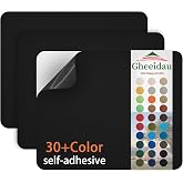Gheeidau Canvas Repair Patch 9&times;11 Inch 3Pcs Waterproof Self-Adhesive Fabric Repair Patch for Tents,Boat Cover,Pop Up Canopy,Patio,Bags,Car Seats,Sofas,Furniture Cover(Black)
