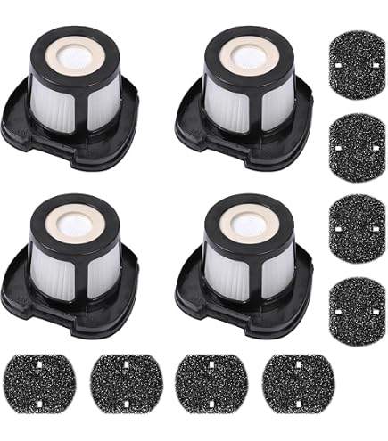 Filtres Pour Aspirateur Sans Fil - Lot De 2 - Lavables Et Réutilisables - Compatibles Nombreuses Marques - Dimensions 10.5x10.5x1.4cm