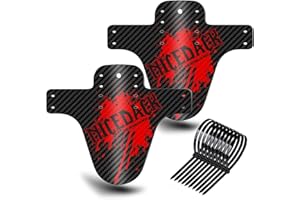 NICEDACK Bike Fender, Adjustable MTB Mud Guard, Front and Rear Compatible Mudguards, Fits 650B 20" 26" 27.5" 29 inch Fat Tire Bikes and All Disc Brake Bicycles