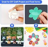 JANYUN 140 Pcs Double Sided Sticky Dots 8x10 mm Clear Removable Putty view 4