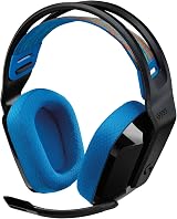 Logitech G535 Lightspeed Wireless Gaming Headset Black/Blue view 1