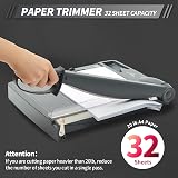 JIELISI Heavy Duty Guillotine Paper Cutter 12 Inch 30 Sheets A4 view 3
