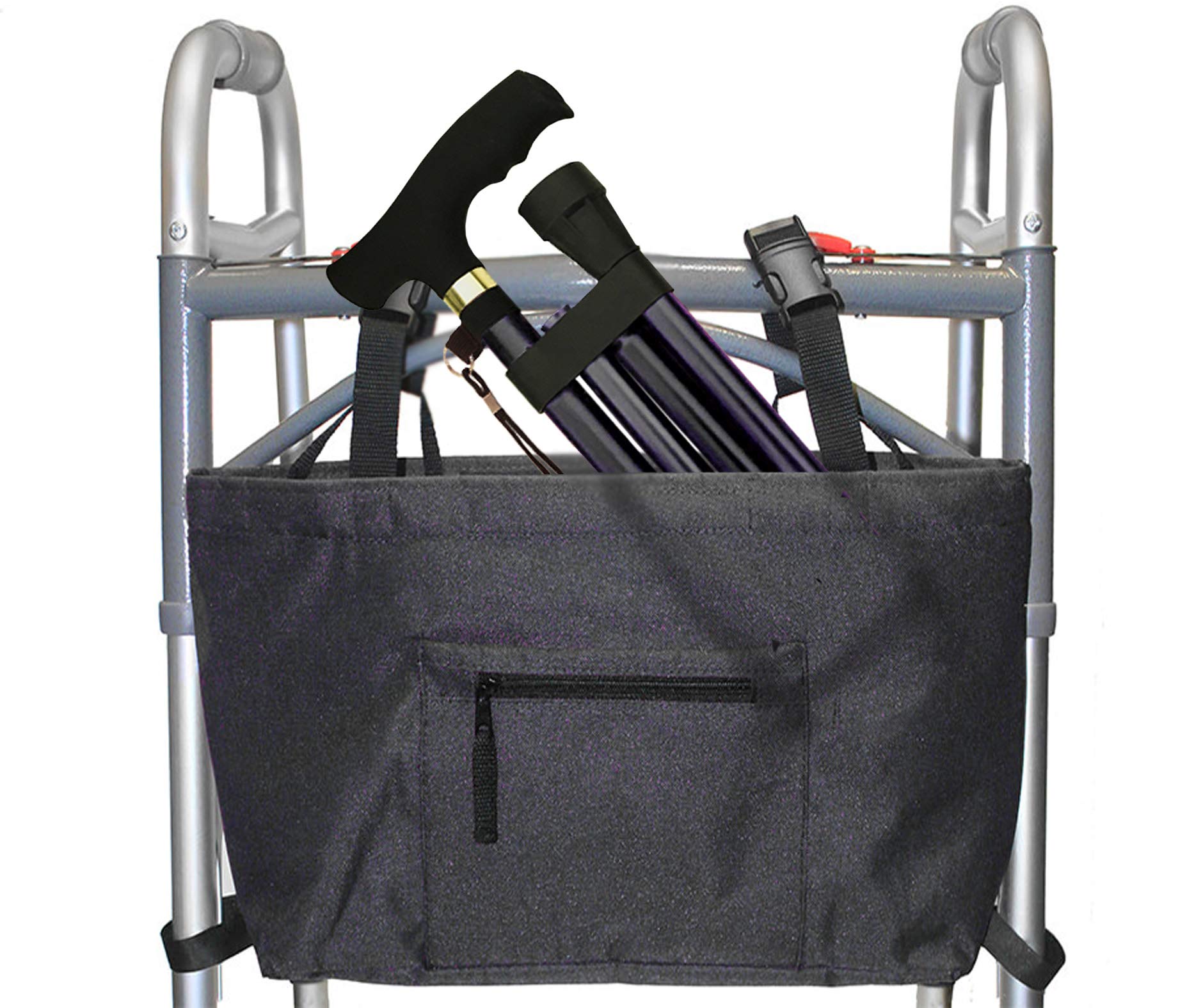RMS Folding Cane - Foldable Walking Cane with Adjustable Height - Collapsible and Lightweight - Soft Ergonomic Handle for Comfortable Grip - Portable Walking Stick for Mobility Aid