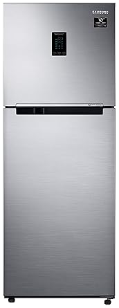 Samsung 324 L 2 Star Inverter Frost-Free Double Door Refrigerator (RT34T4542S8/HL, Elegant Inox, Convertible)