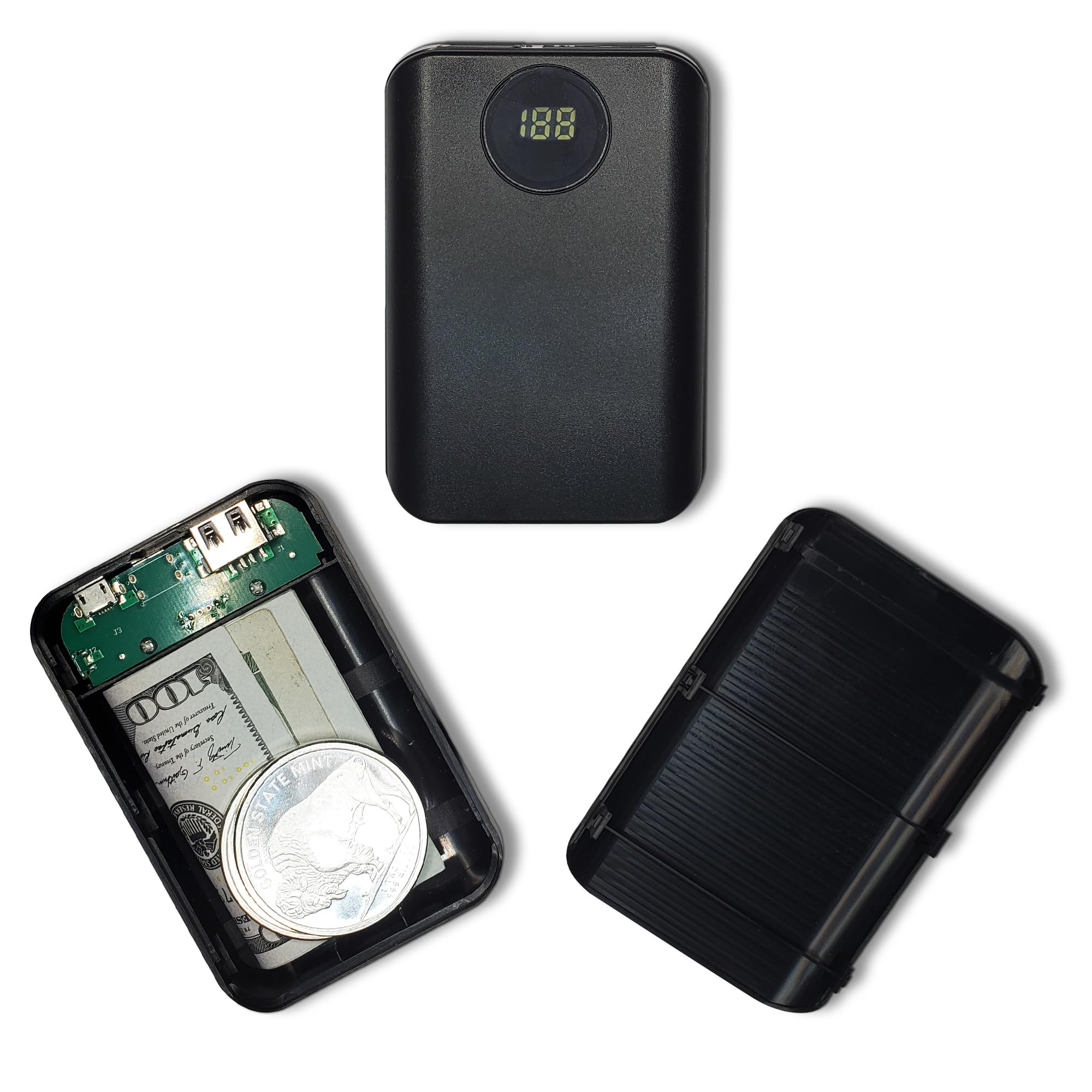 Photo 1 of Secret Stash Portable USB Charger Diversion Safe - Money Hiding Gadgets Secret storage Safe Containers, Hidden Compartment Items Money Hider for Travel Hiding Places for Valuables Containers Traveling