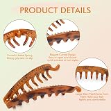 Leikedun 6Pcs Large Banana Hair Clips Strong Hold for All Hair Types view 3