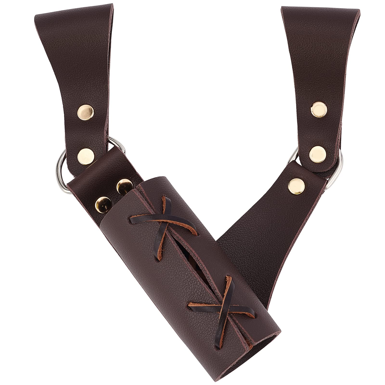GORGECRAFT Renaissance Leather Sword Holster Right Hand Sword Sheath Belt Medieval Sword Frog Holster Sword Holder for Dagger Knight Pirate Cosplay Costume Full Grain Leather, Coconut Brown