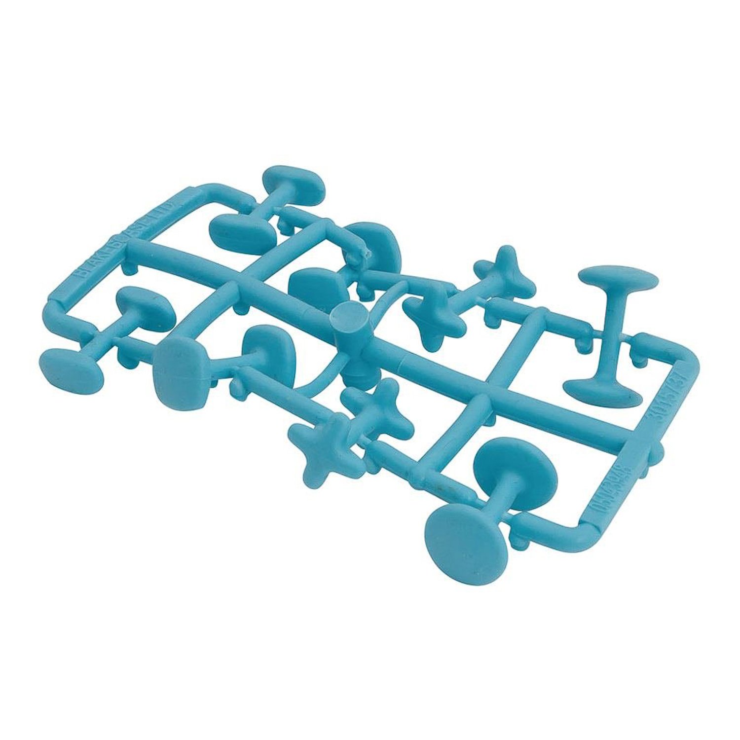 Blue Rubber Cufflinks