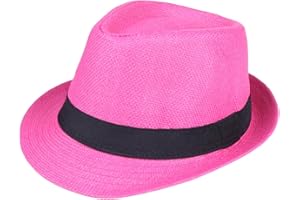TZ PROMISE Unisex Fedora Hat Trilby Cuban Sun Protection Short Brim