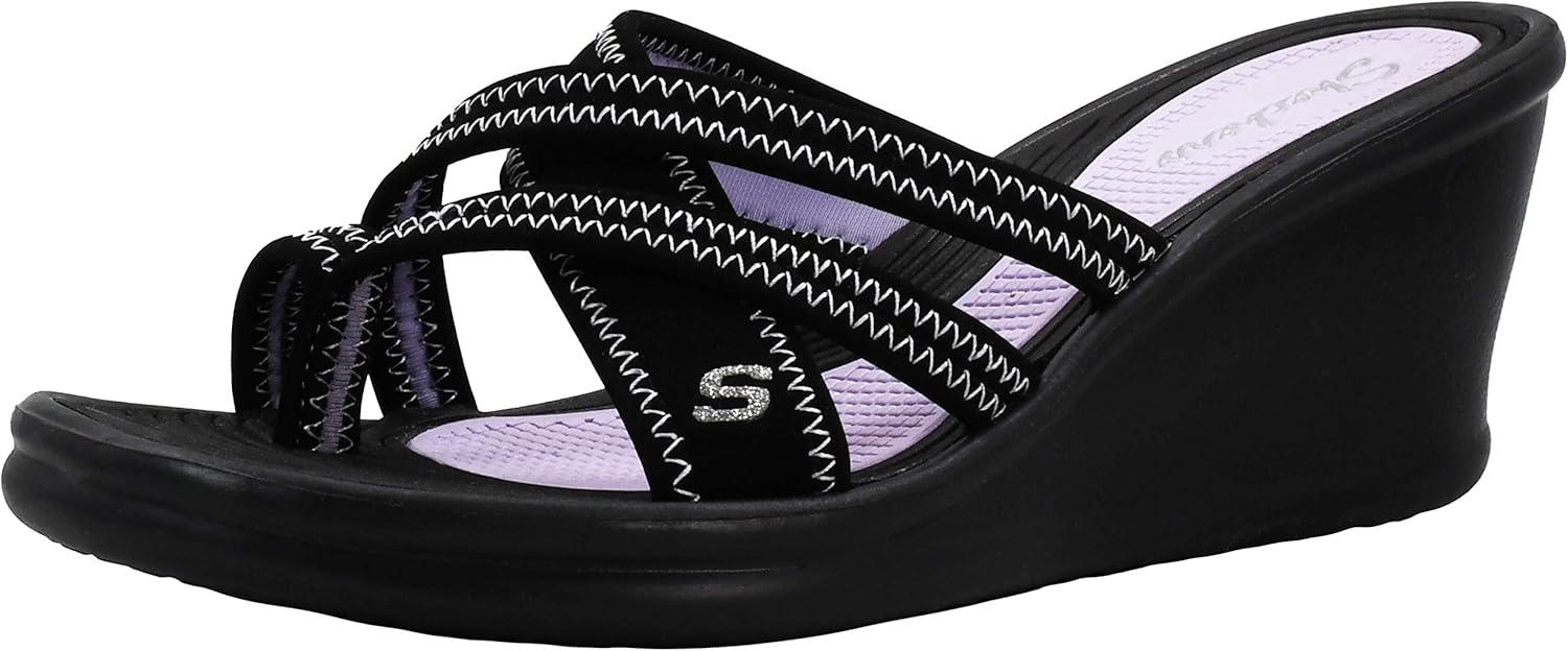 Skechers Cali Women's RumblersBeautiful People Wedge Sandal Amazon.co