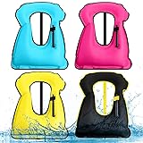 Jerify 4 Pcs Inflatable Snorkel Vest