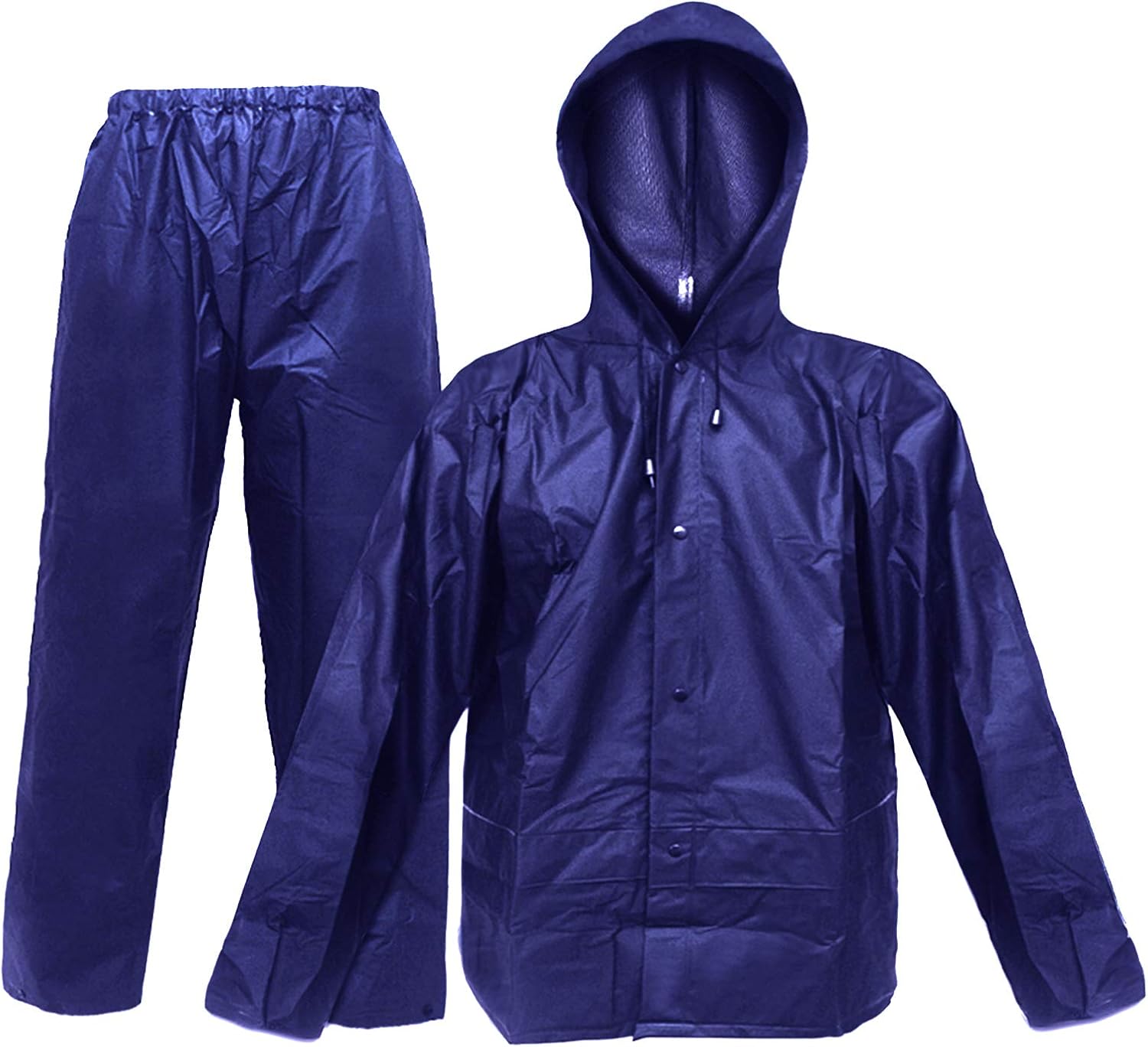 Rain Suit for Men Women EVA Ultra-Lite Waterproof Protective Rain Coat Jacket with Pants Rain Gear Workwear: Clothing