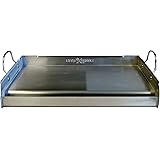 griddle-Q GQ230 100% Stainless Steel Professional Quality Griddle with Even Heat Cross Bracing and Removable Handles for Char
