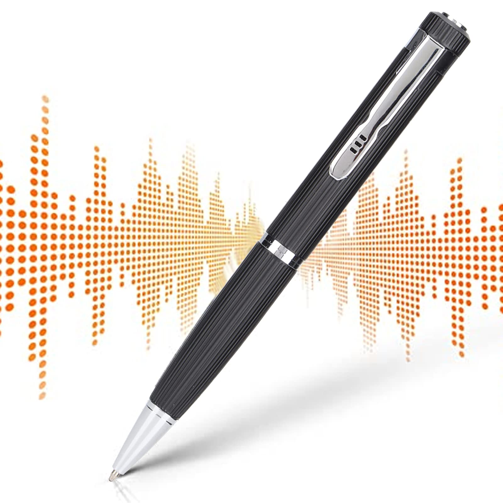 CCYLEZ Digital Audio Record Pen, HD Voice Activated Recorder, One Touch Mini Audio Recording Device, Small Tape Recorder, with Playback Function, for Lectures Meetings and Classes