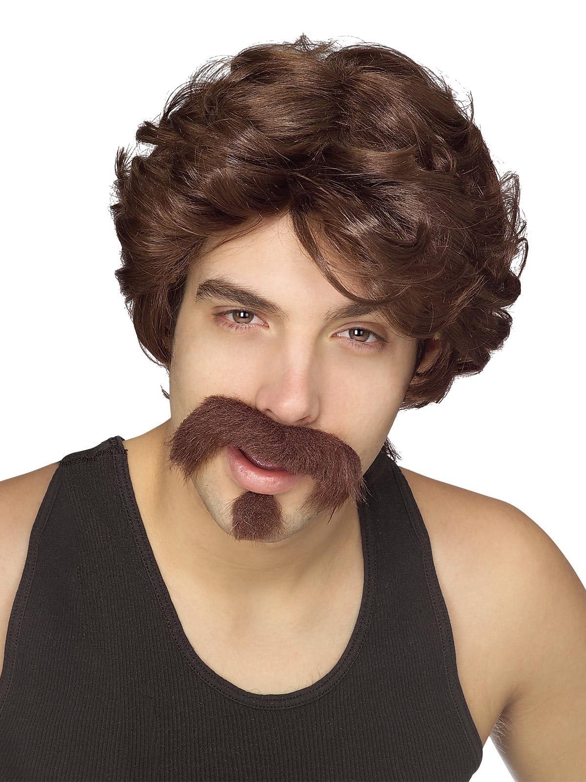 Photo 1 of Rubies Big John Wig, Moustache & Goatee Set for Adults, Men's No Size Brown