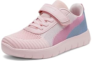 DREAM PAIRS Boys Girls Shoes Kids Tennis EZ-Ons MagicZips Athletic Running Walking Barefoot Zero Drop Sneakers