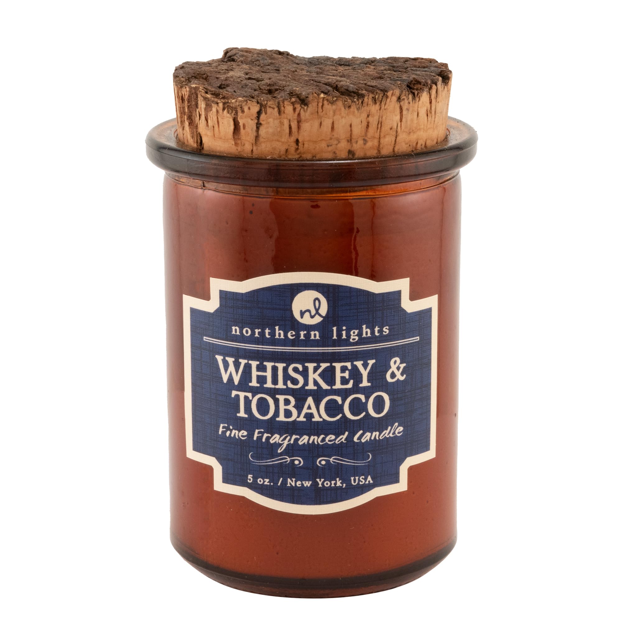 Northern Lights Candles - Spirit Jar Candles - Whiskey & Tobacco - 52601
