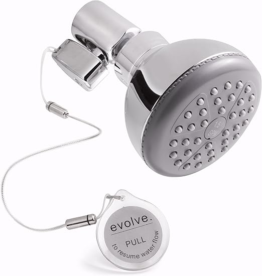 Evolve Showerheads SS2104CPUS Roadrunner WaterSaving ShowerHead, Chrome Polish (Old Model