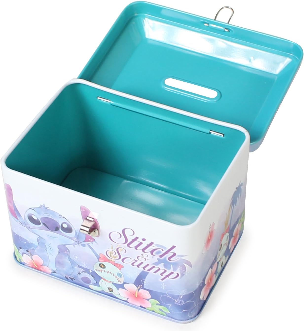 Amazon ディズニー 貯金箱 キャラクター缶バンク 鍵付き スティッチ 置物 オブジェ オンライン通販