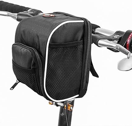 Betuy Fahrrad Lenkertasche Wasserdicht 3l Fahrradtasche Lenker Mit Reflektierender Leimknochen 5 Taschen Fur Mtb Ctb Stadt Pendler Polyester Material 20 X 16 X 10cm Amazon De Sport Freizeit