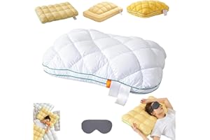 Pineapple Pillow - Cloud-Like Down,Balanced Soft & Supportive - Pineapple Pillow for Back & Side Sleepers (P5,1PCS)