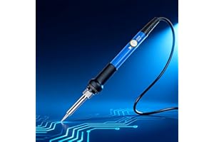 Digital LCD 60W Soldering Iron with Temperature Control, Inner Heat Welding Tool for Circuit Board Repair, Home DIY and Elect