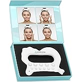COZLOW Ceramic Gua Sha Massage Tool for Face & Body - Premium Muscle Scraping Tool for Lymphatic Drainage & Fascia Massage - Trigger Point Massager for Body Sculpting & Contouring - Style B