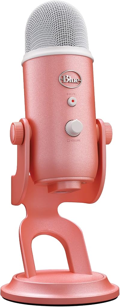 Logitech G Blue Yeti USB Microphone Pink - Condenser Microphone for PC/Mac