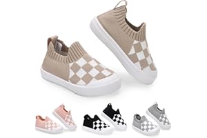 LELBNLZ Mesh Toddler Shoes,Baby Sneakers Girls Boys, Baby Sock Shoe,Slip-On Baby Walking Shoes,Breathable Toddler Tennis Shoes,Baby Non-Slip Breathable Slippers with Soft Rubber Soles 6 9 12 18 24 Months