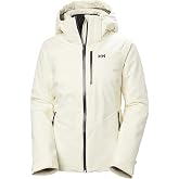 Helly Hansen Women's Alphelia Ski Jacket | 4-Way Stretch Fabric With Synthetic Insulation, Detachable Hood, Powder Skirt, And Underarm Ventilation Zippers