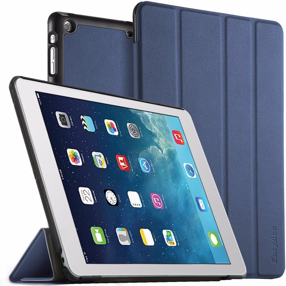 EasyAcc Funda para iPad Air, Case Ultra Slim Carcasa Smart Cover PU
