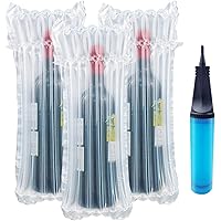 Wine Bottle Protector,Inflatable Air Column Packaging Bubble Bag with Free Inflator Pump, Wine Bottle Protector Bag for…