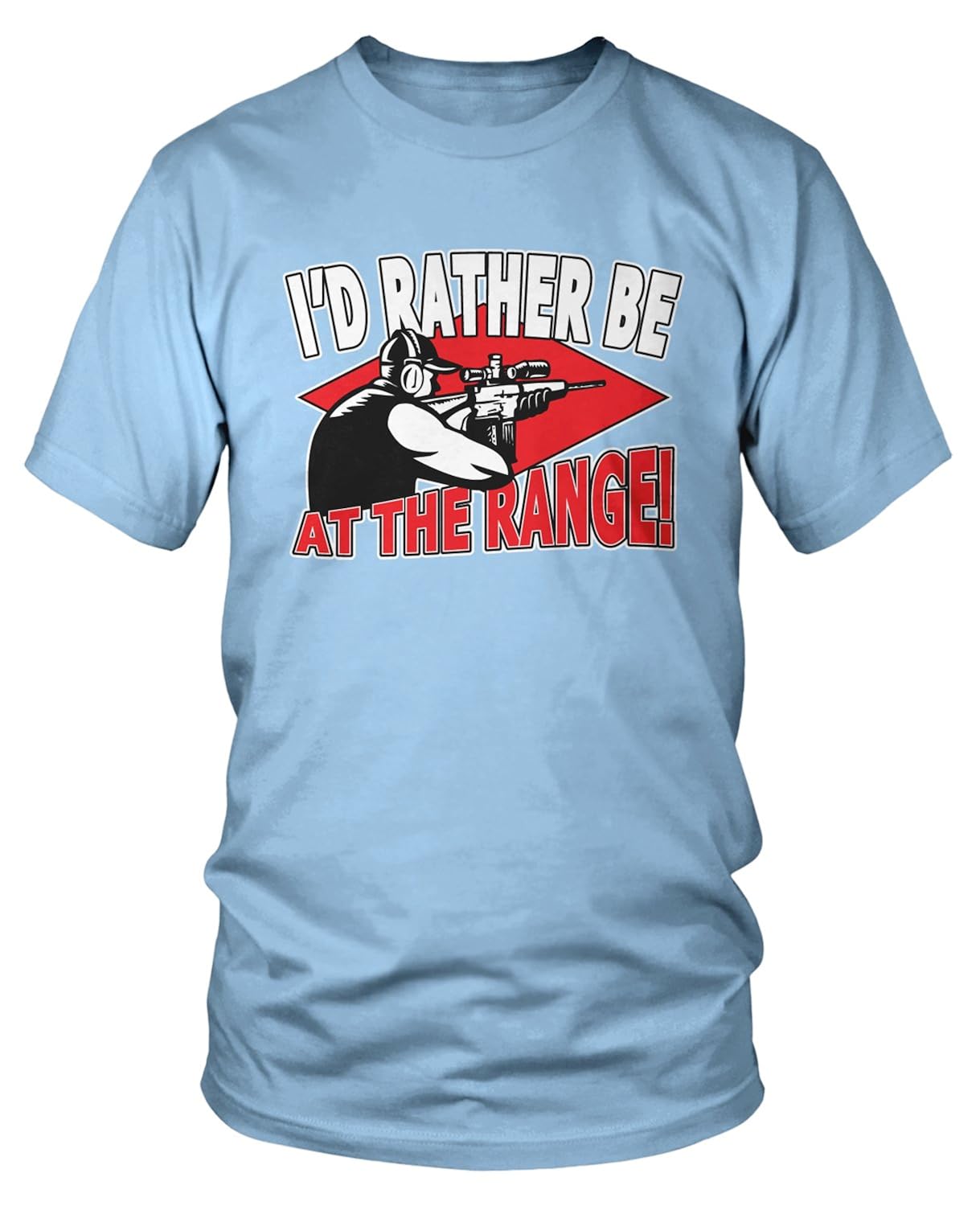 I D Rather Be At The Range Gun Enthusiast T Shirt 9001 Seknovelty